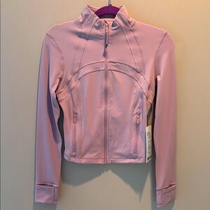 LULULEMON DEFINE CROPPED JACKET *NULU IN ROSE BLUSH SZ 6 NWT